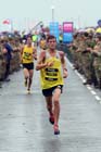 Jonathan Mellor finishing the BUPA Great North Run.